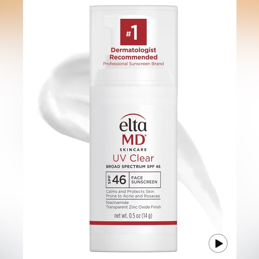 EltaMD UV Clear Face Sunscreen SPF 46 - White / Mini Size for Sensitive Skin